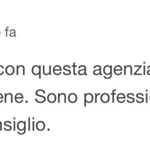 Recensione Google di un cliente Snack Eventi